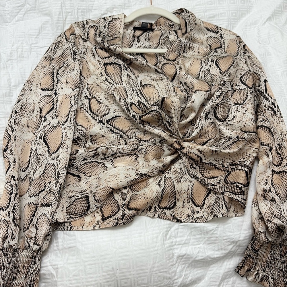 Aqua blouse size s